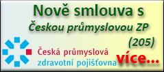 Nově spolupracujeme se zdravotní pojišťovnou 205